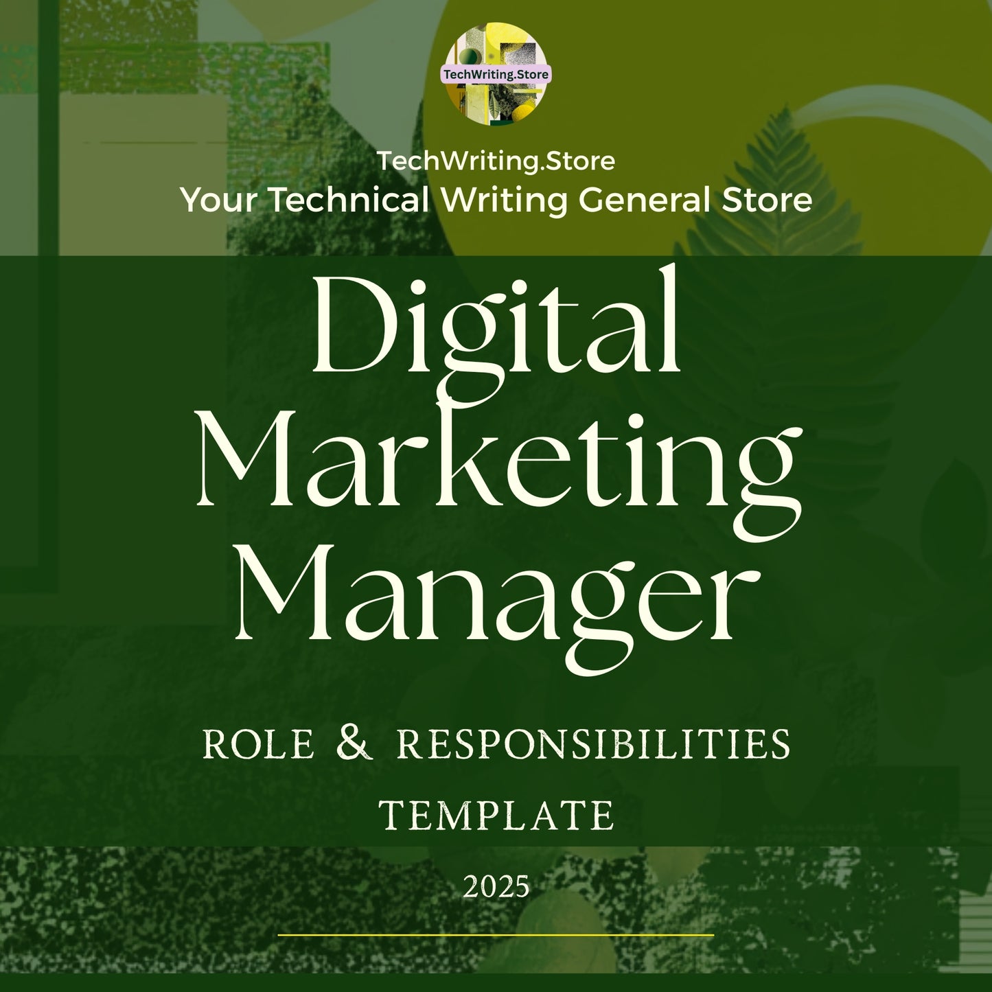 Digital Marketing Manager Role & Responsibilities Template (Word, PDF, TXT, MD) – Instant Download for Hiring Clarity