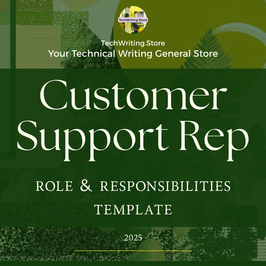 Customer Support Representative (CSR) Role & Responsibilities Template (Word, PDF, TXT, MD) – Instant Download for Hiring Clarity